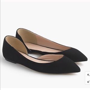 J. Crew Black Audrey Flat 6